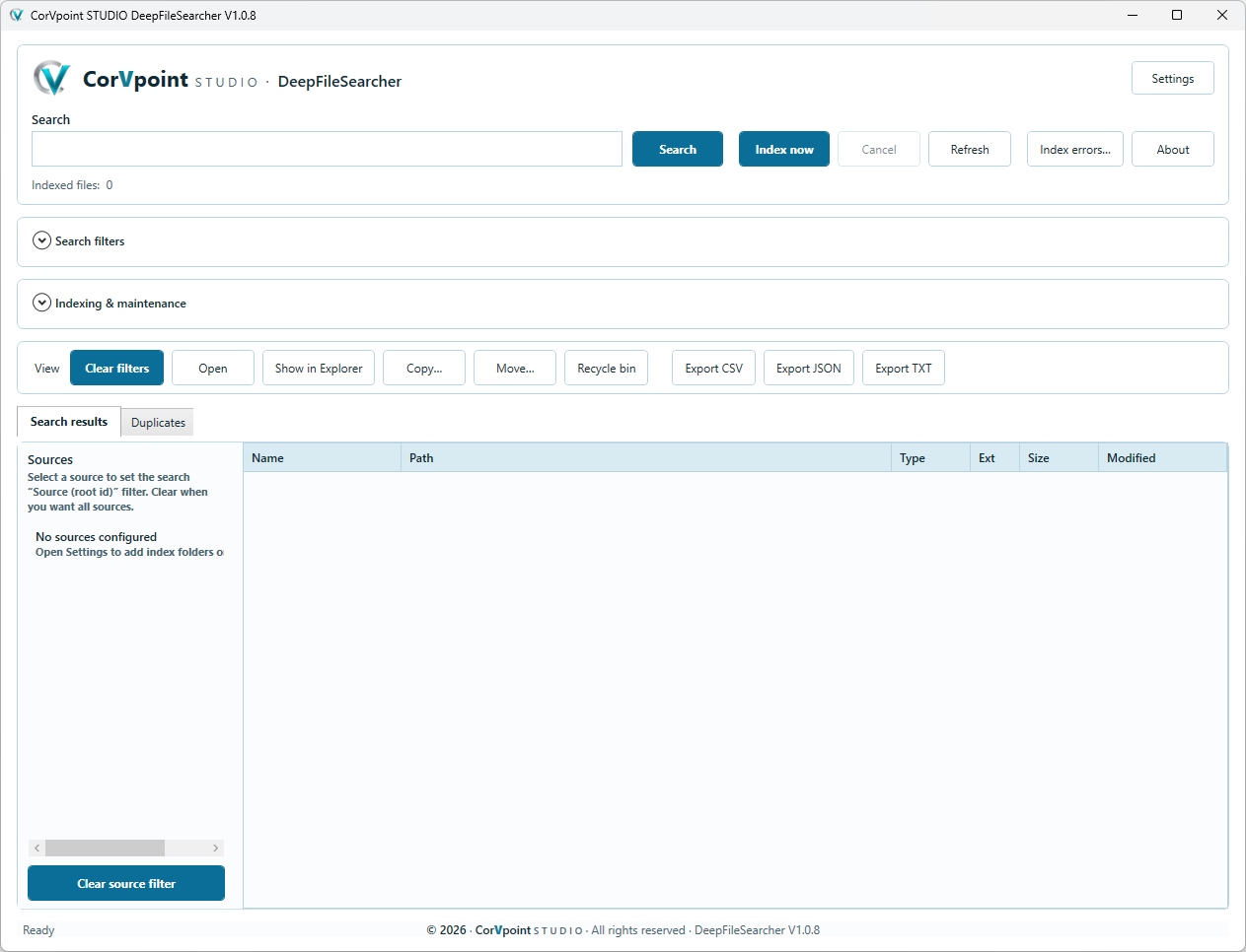 CorVpoint STUDIO DeepFileSearcher: File search